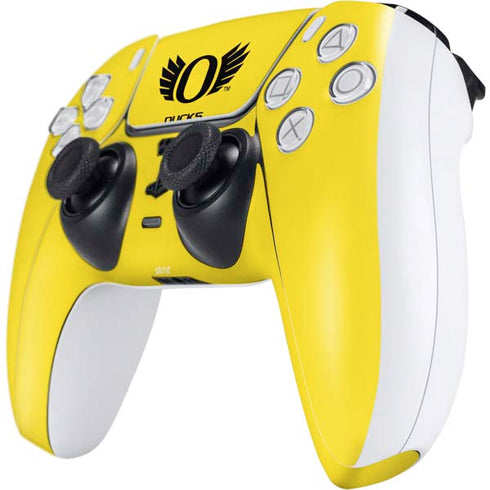 University of Oregon Ducks Yellow PS5 Controller Skin